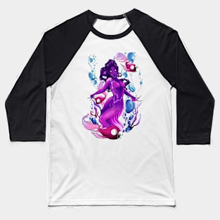 Vampire Mermaid Baseball T-Shirt